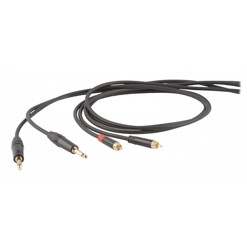 DIE HARD DHS535LU5 ONEHERO Series kabel audio 2x Jack 6.3 - 2x RCA 5m